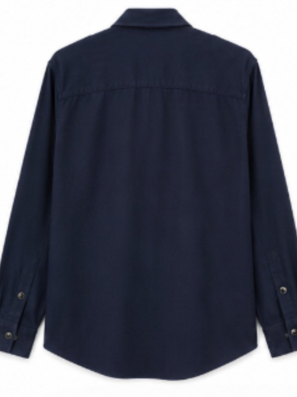 The Kooples Navy Military Safari Snap-Front Overshirt Shirt EU M - Picture 2 of 6